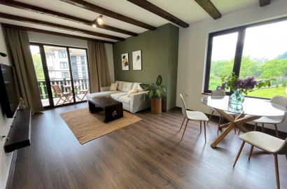 Ново обзавеждане! Двустаен апартамент за продажба в хотелски комплекс "3 Планини"