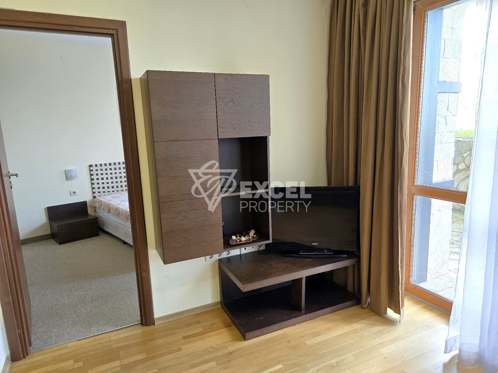 Двустаен апартамент на партерно ниво за продажба в комплекс All Seasons Club, Банско