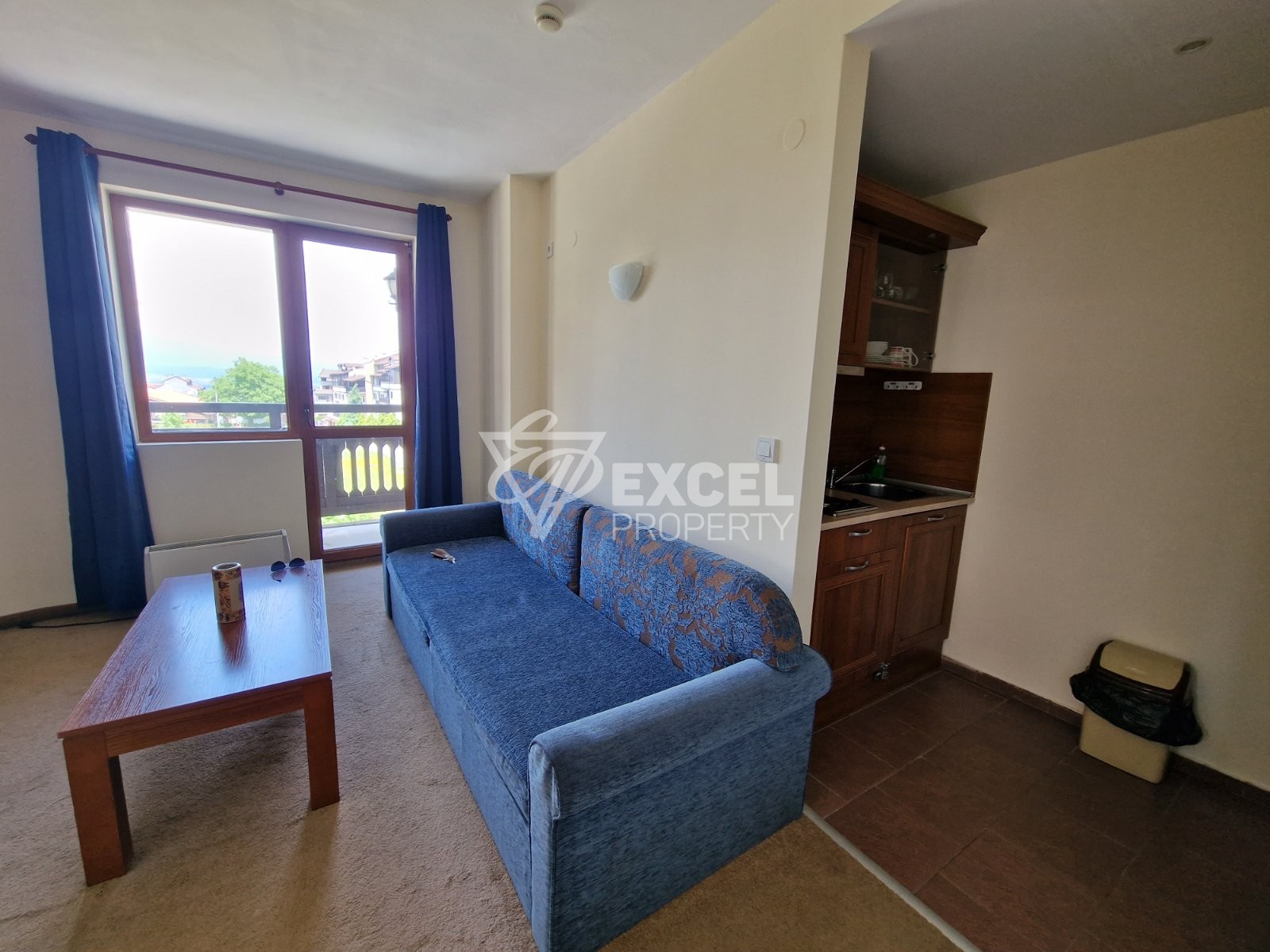 Двустаен апартамент под наем на 50 метра от хотел Кемпински в Банско