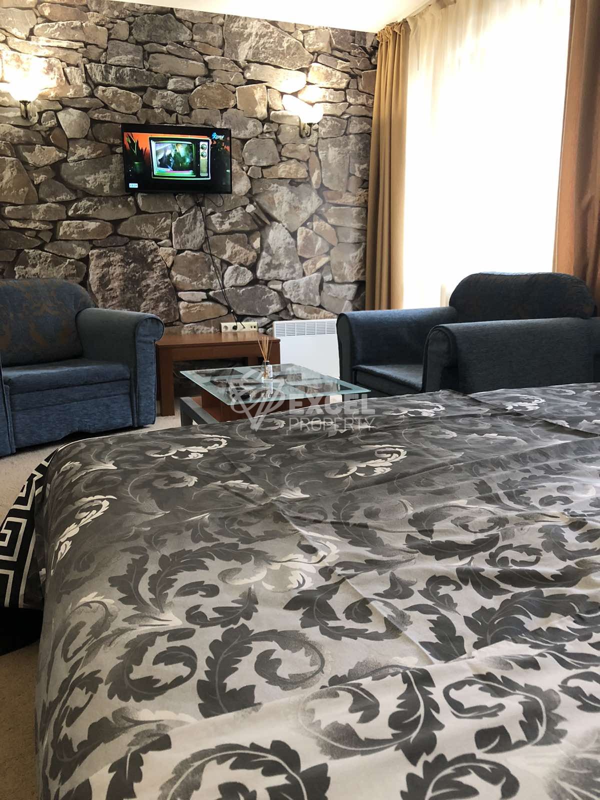 Под наем: Обзаведено студио с климатик и тераса в Банско, до Кемпински