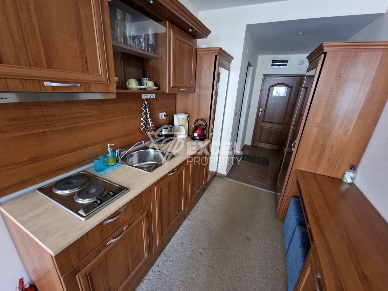 Под наем: Обзаведено студио с климатик и тераса в Банско, до Кемпински