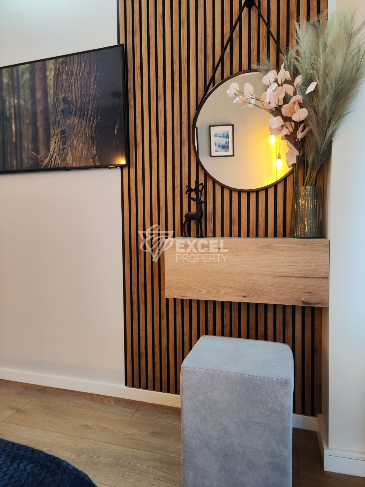 Елегантно обзаведен тристаен апартамент с ниска такса поддръжка