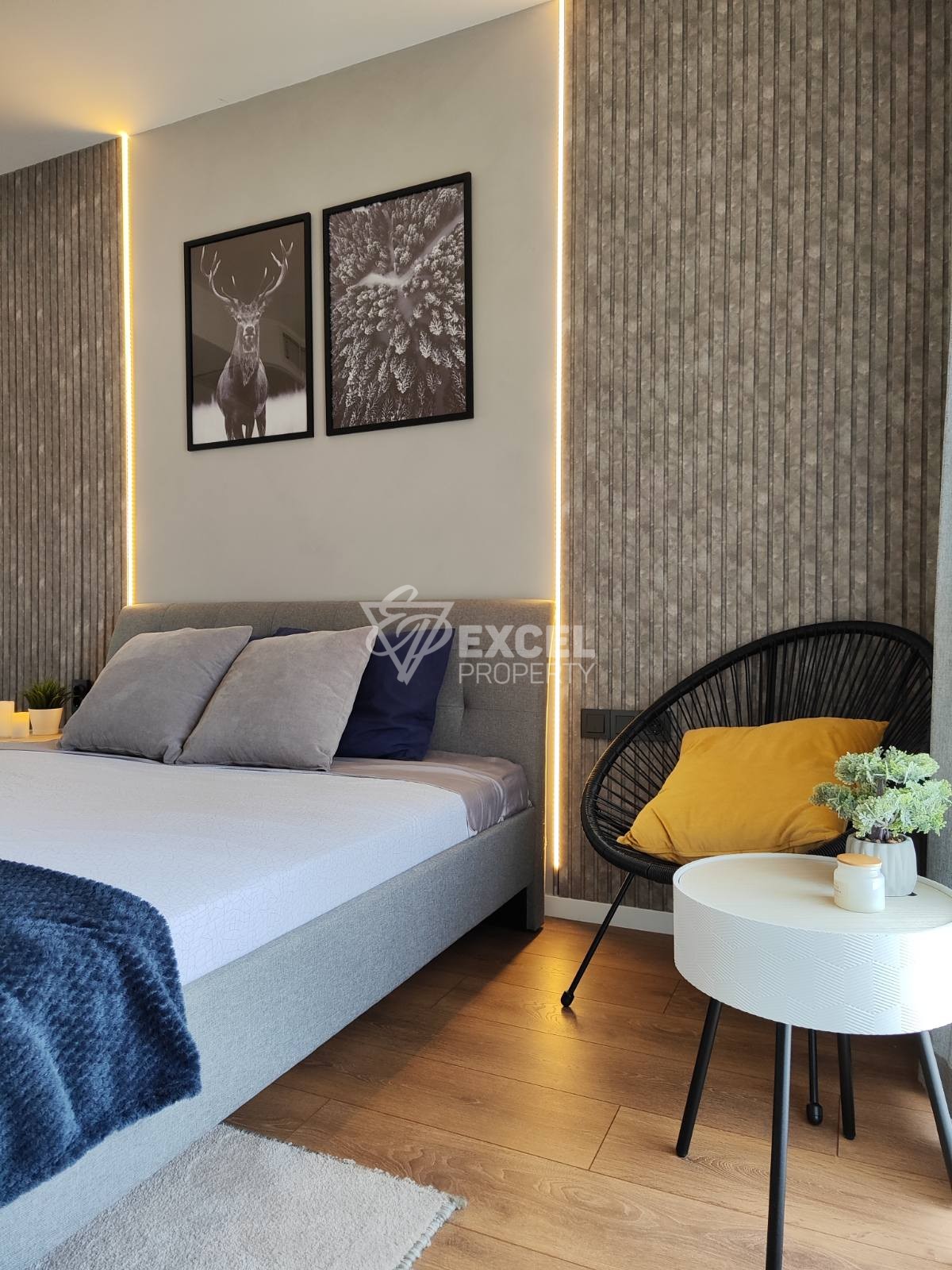 Елегантно обзаведен тристаен апартамент с ниска такса поддръжка