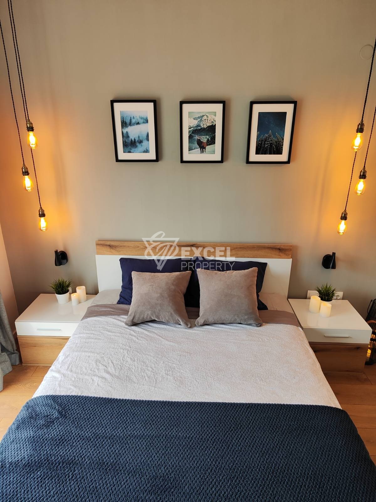 Елегантно обзаведен тристаен апартамент с ниска такса поддръжка