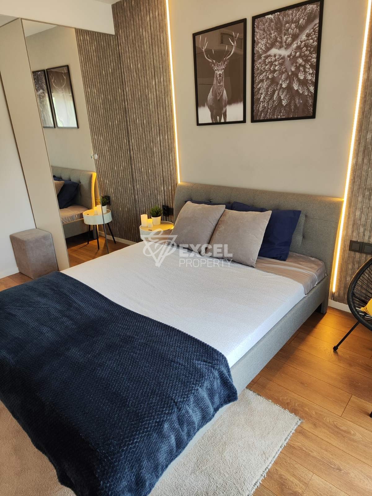 Елегантно обзаведен тристаен апартамент с ниска такса поддръжка