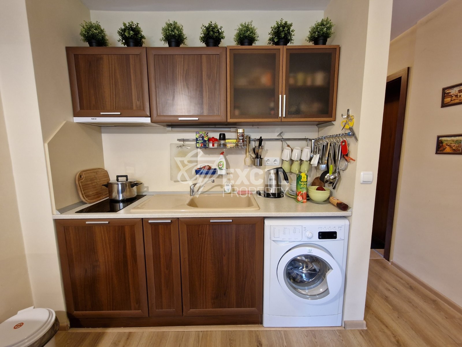 Южен двустаен апартамент за продажба в хотелската част на Green life, Банско