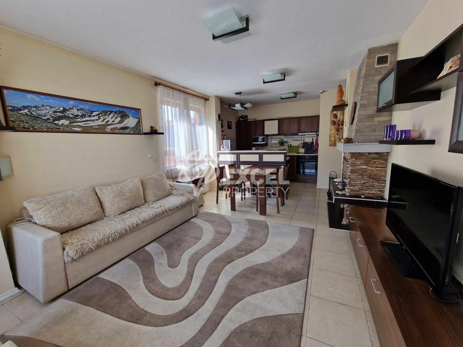 Двустаен апартамент с гледка към басейна в хотелската част на Green Life, Банско