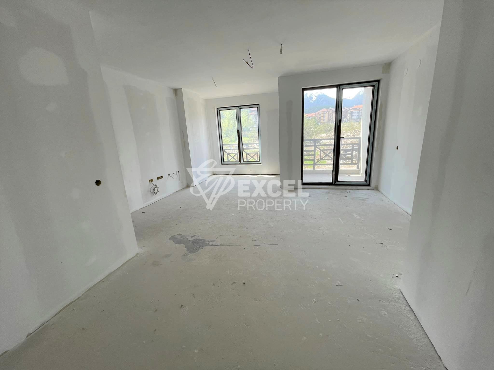 Двустаен южен апартамент със зашеметяващ изглед към Пирин