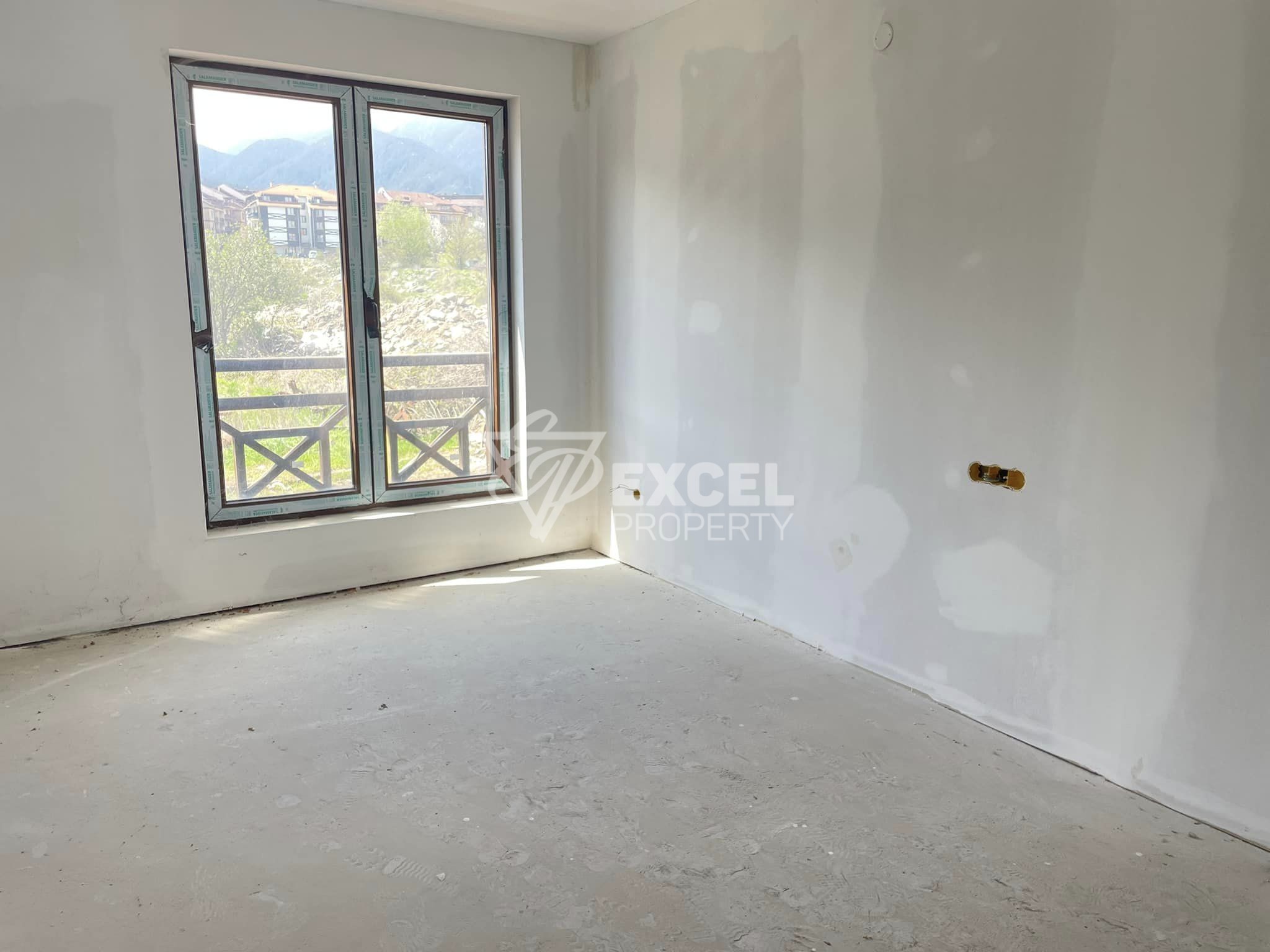 Двустаен южен апартамент със зашеметяващ изглед към Пирин