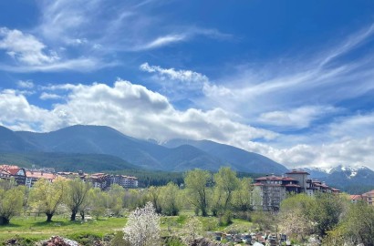 Двустаен южен апартамент със зашеметяващ изглед към Пирин