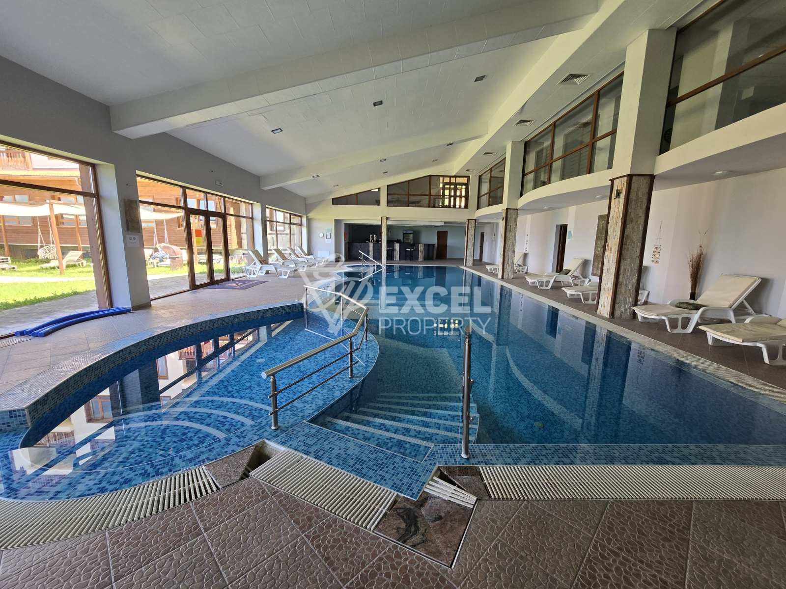 Двустаен апартамент с ново обзавеждане в комплекс с минерална вода, Банско