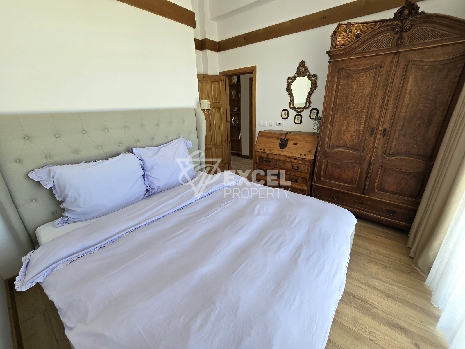 Нова еднофамилна къща в алпийски стил с три спални и голям двор, до Пирин Голф