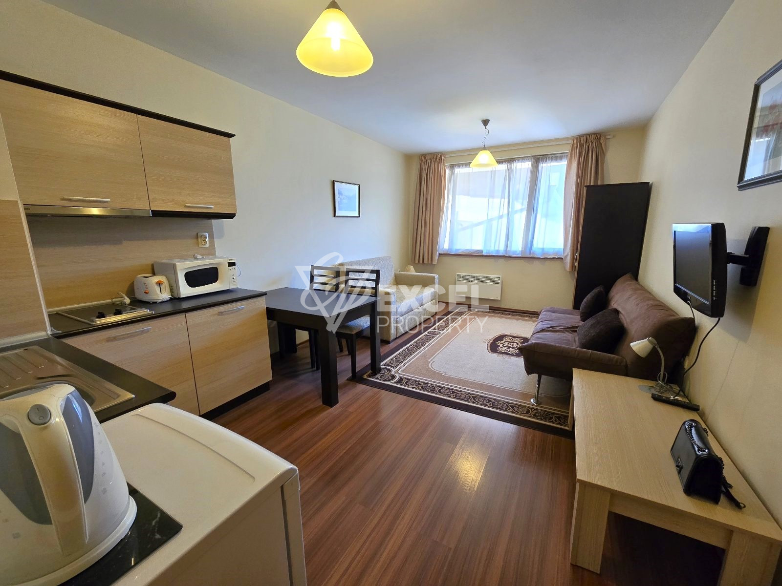 Просторно студио за продажба с пленяваща планинска гледка в Хотел Regnum 5*, Банско