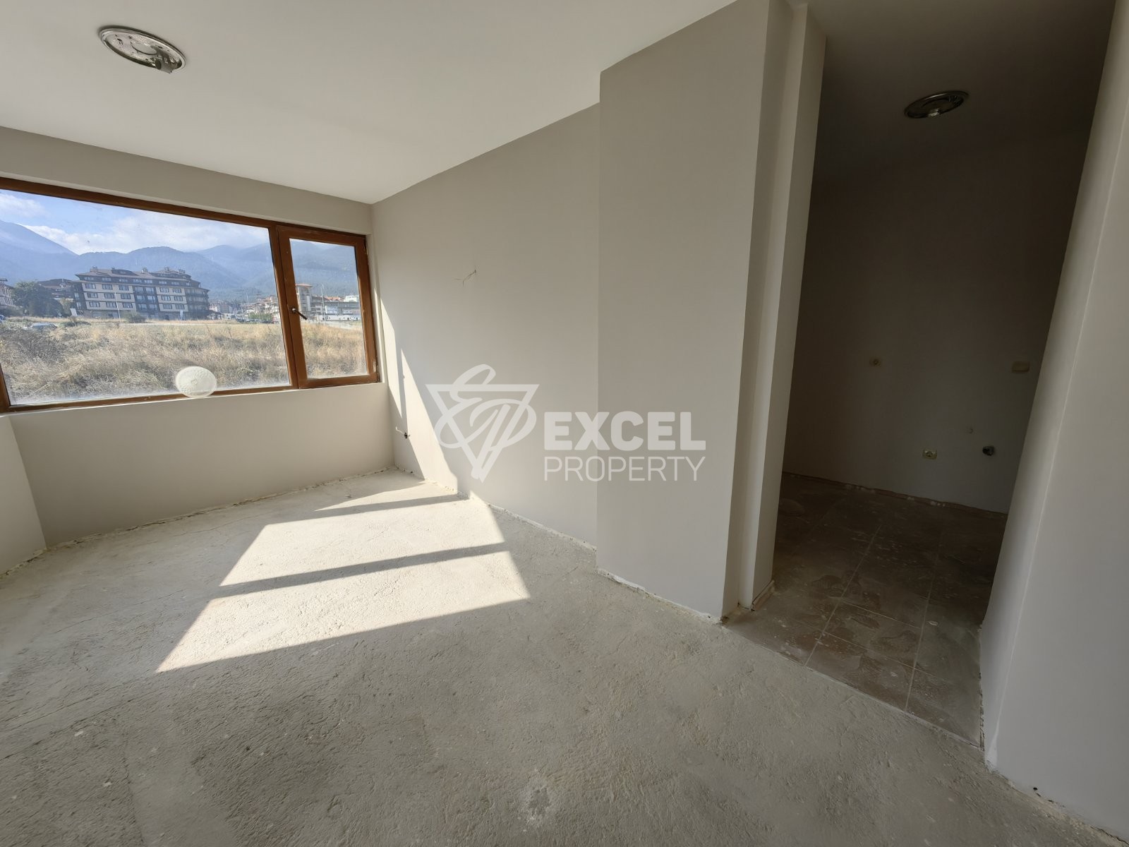 Двустаен апартамент с южно изложение на 400м от ски лифта в Банско