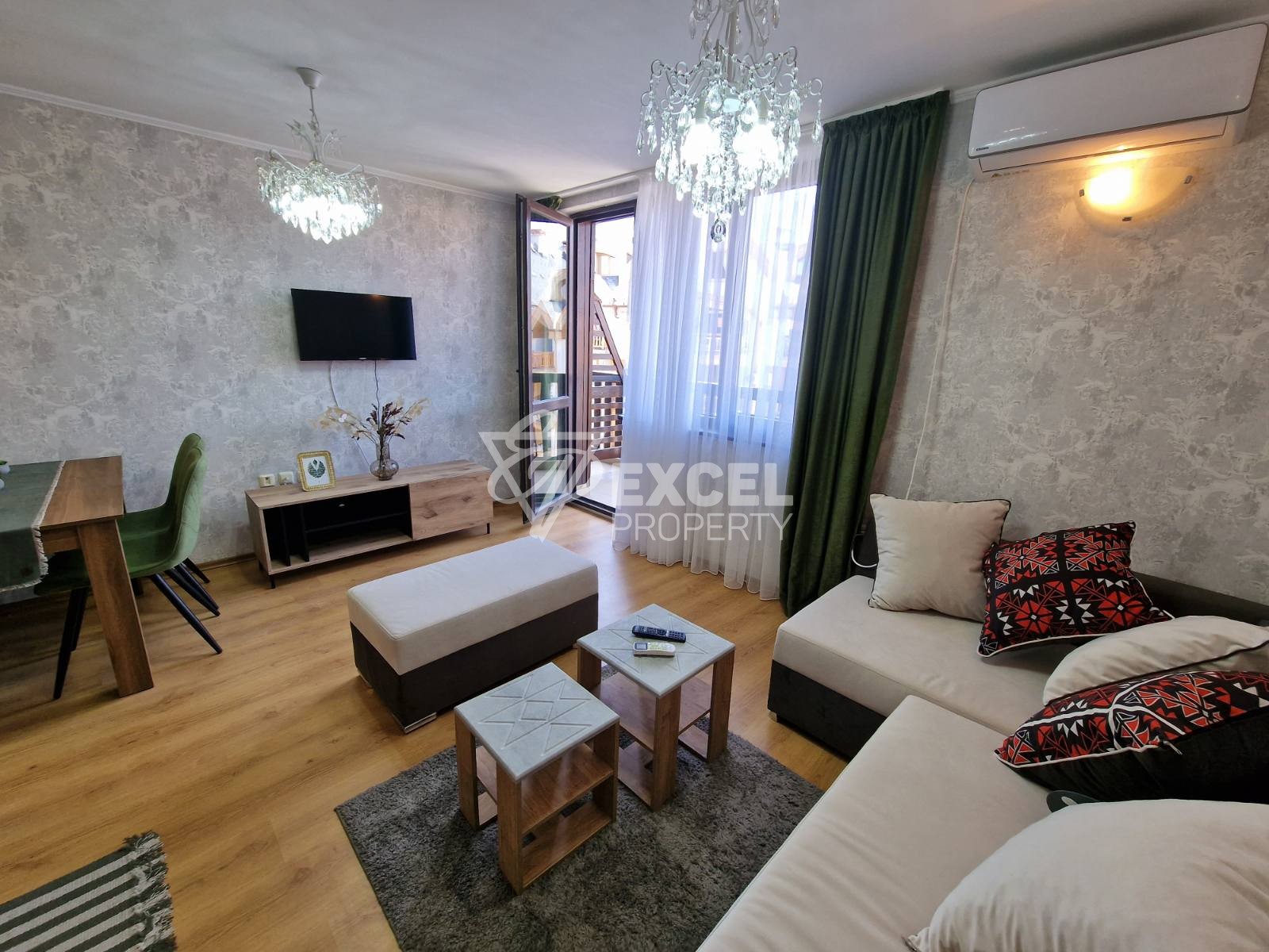 Модерно обзаведено студио за продажба в затворен комплекс, Банско