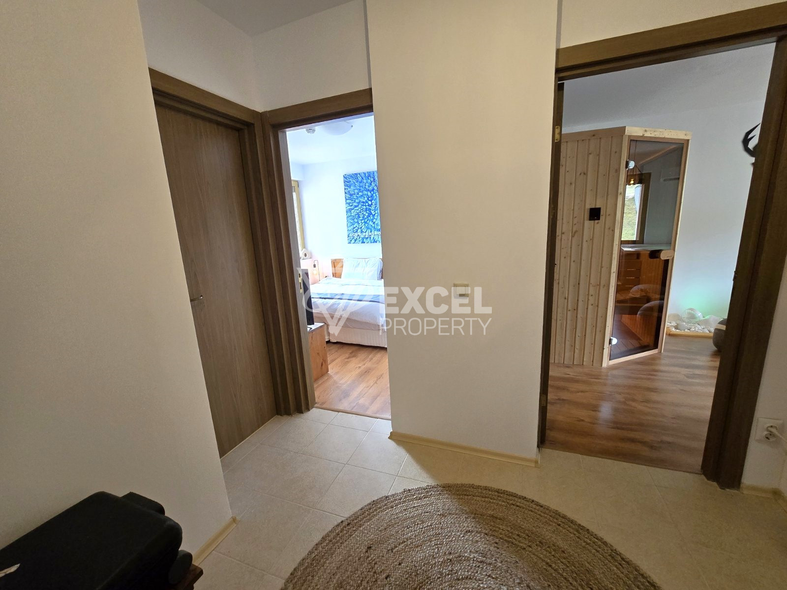 Луксозен двустаен апартамент със собствена СПА стая с джакузи и сауна