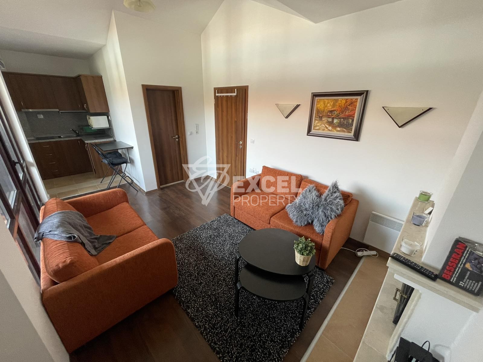 Югозападен мезонет с две спални и камина в целогодишен комплекс Winslow Infinity