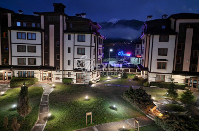 Двустаен апартамент на 200 метра от Гондолата в Downtown, Банско