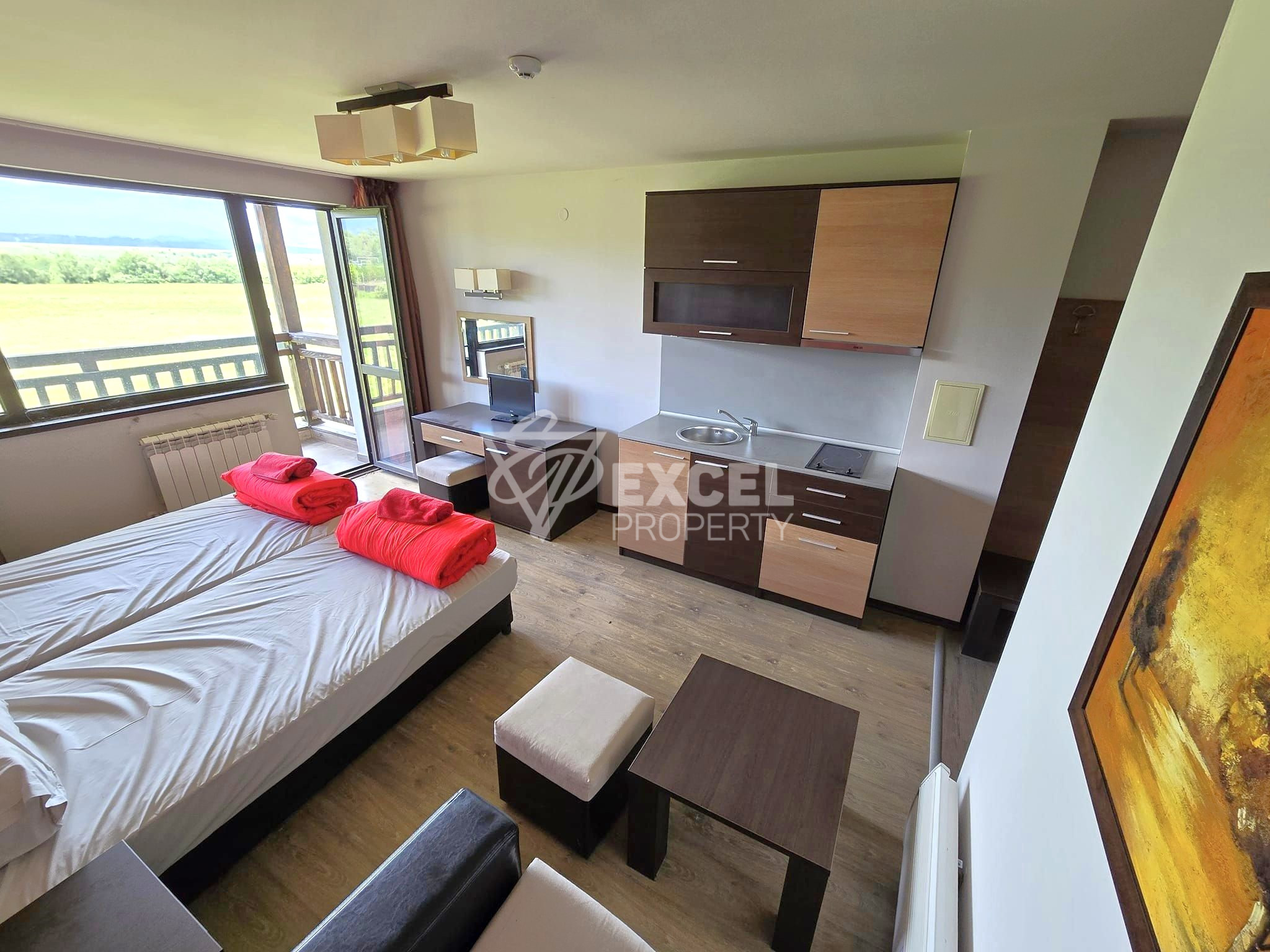 Студио на изгодна цена за продажба между Банско и Баня! Ниска такса поддръжка