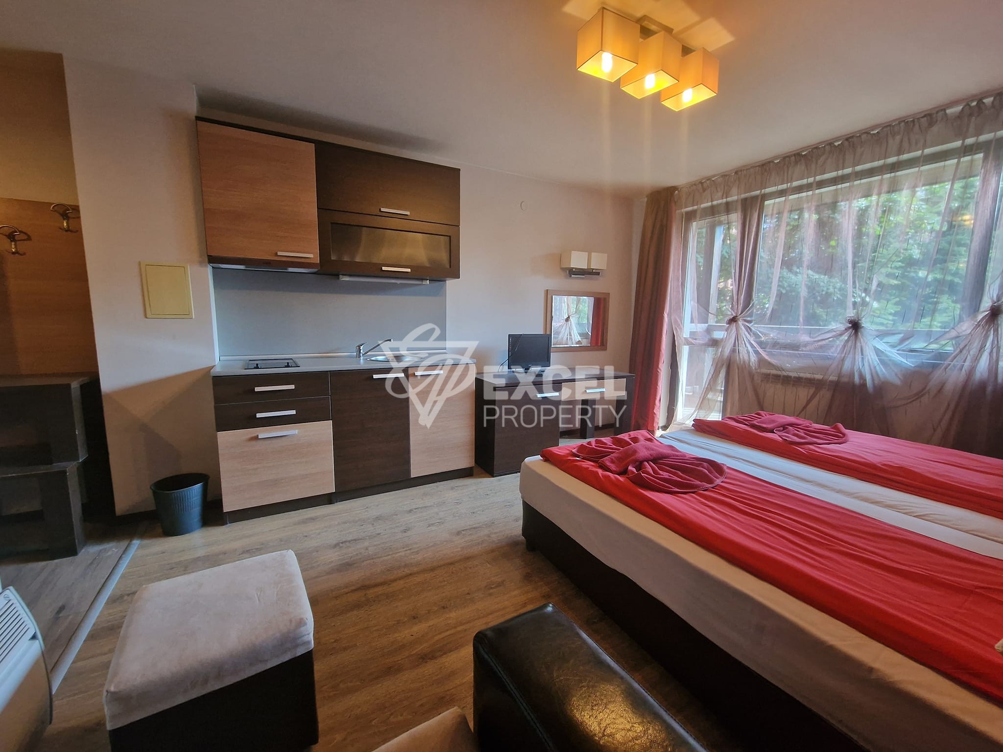 Обзаведено студио за продажба между Банско и Баня! Ниска такса поддръжка!