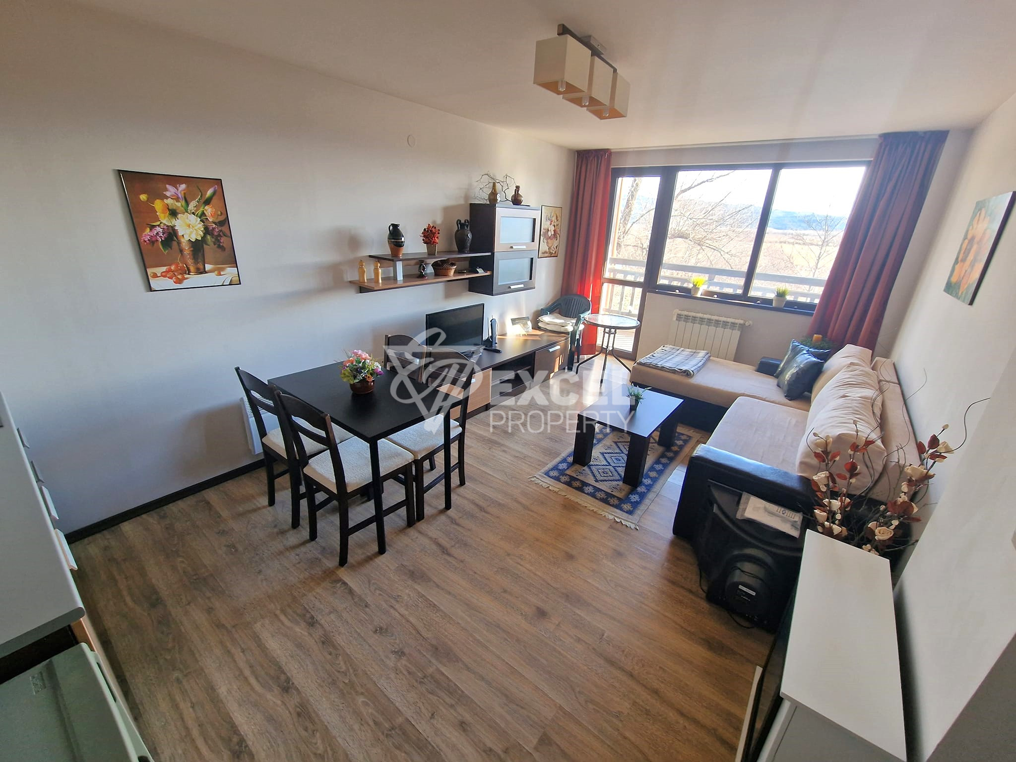 Двустаен апартамент с източно изложение за продажба между Банско и Баня! Изгодна сделка!