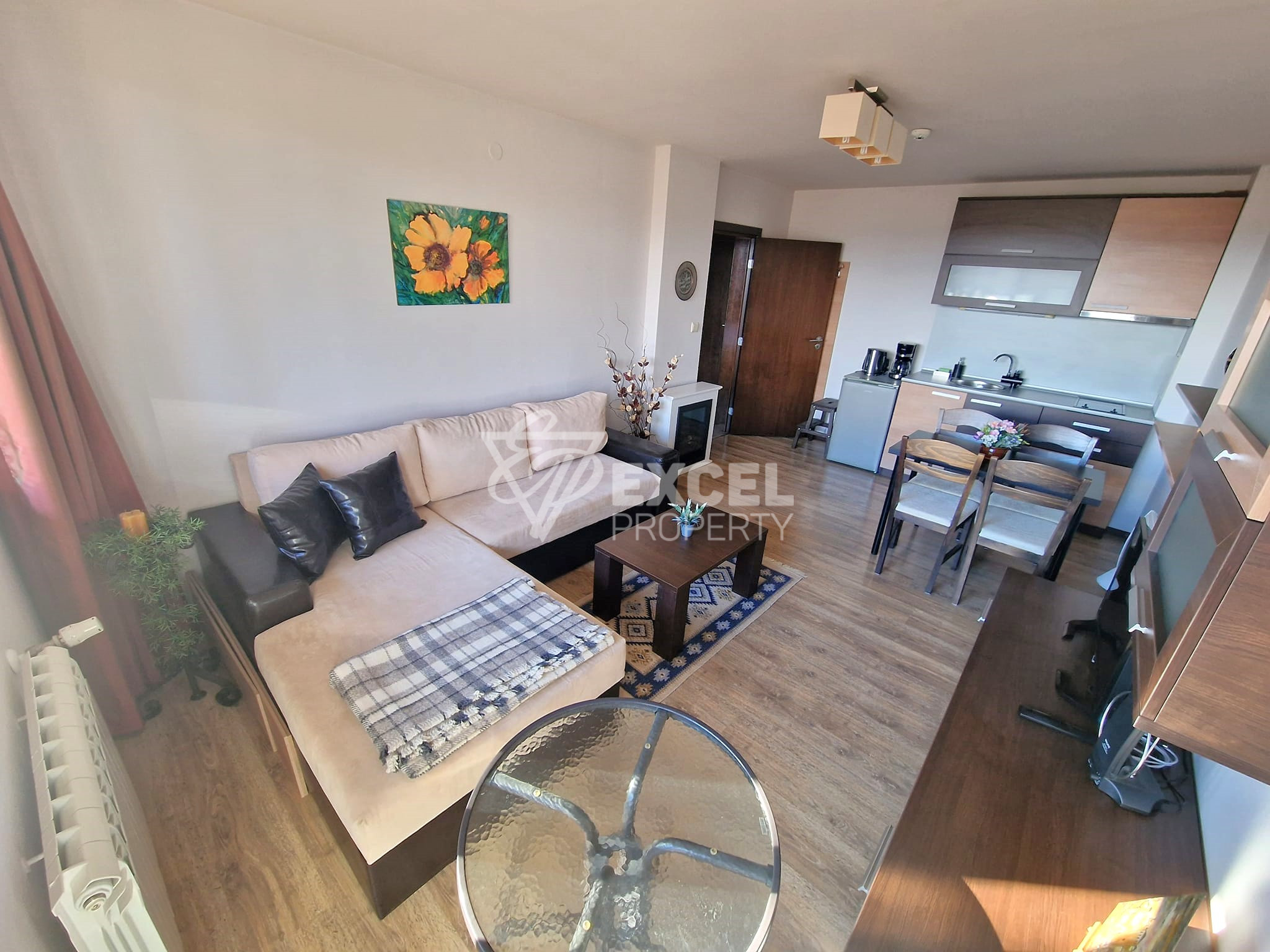 Двустаен апартамент с източно изложение за продажба между Банско и Баня! Изгодна сделка!