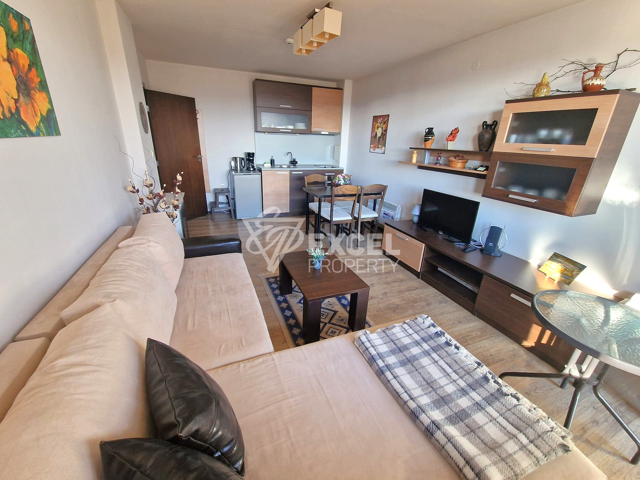 Двустаен апартамент с източно изложение за продажба между Банско и Баня! Изгодна сделка!