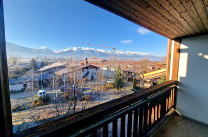 Обзаведено студио с прекрасна, фронтална гледка към Пирин планина за продажба до Банско и село Баня