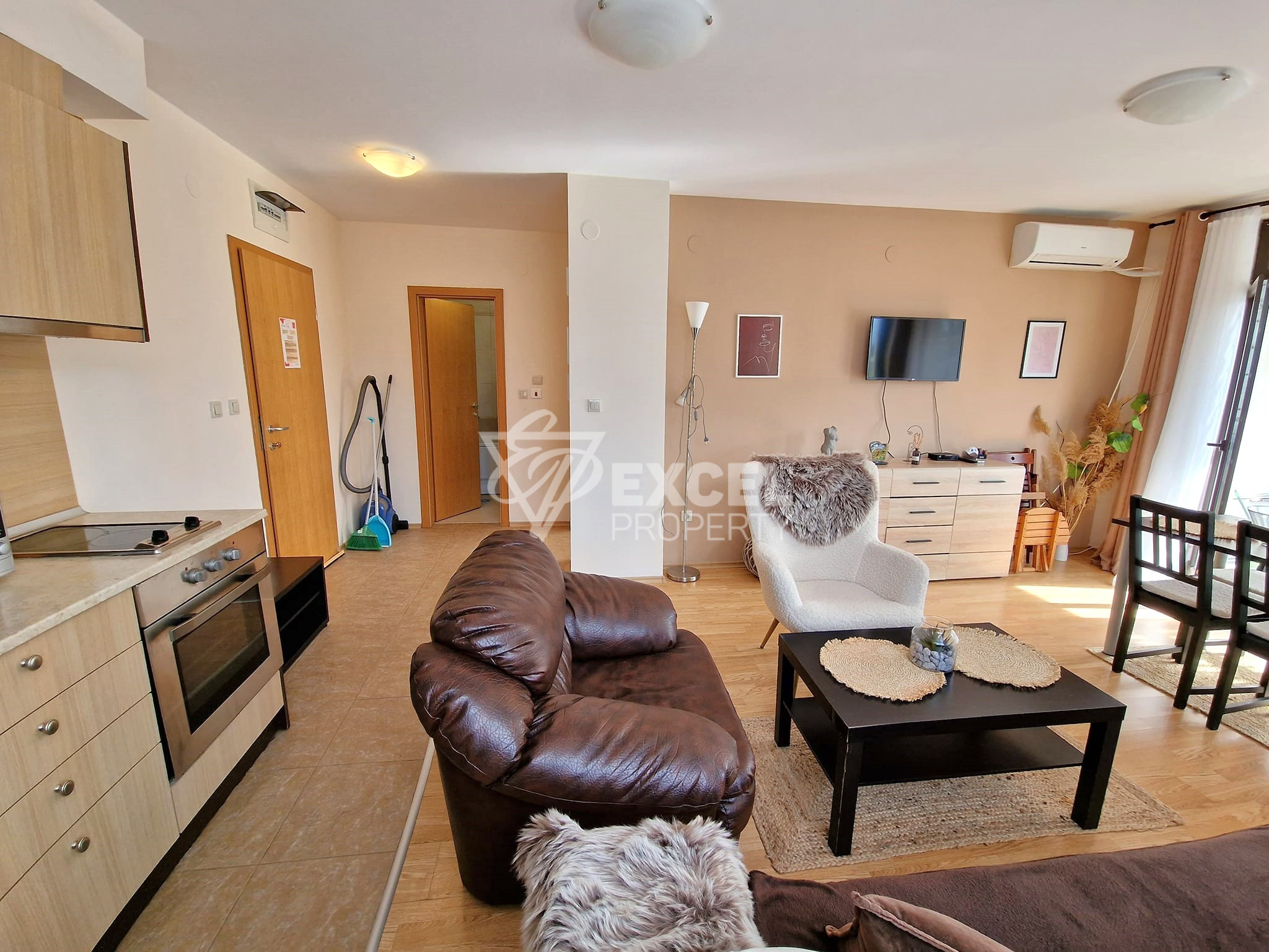 Двустаен апартамент с климатик за продажба в Aspen Resort, район Разлог! Изгодна цена!