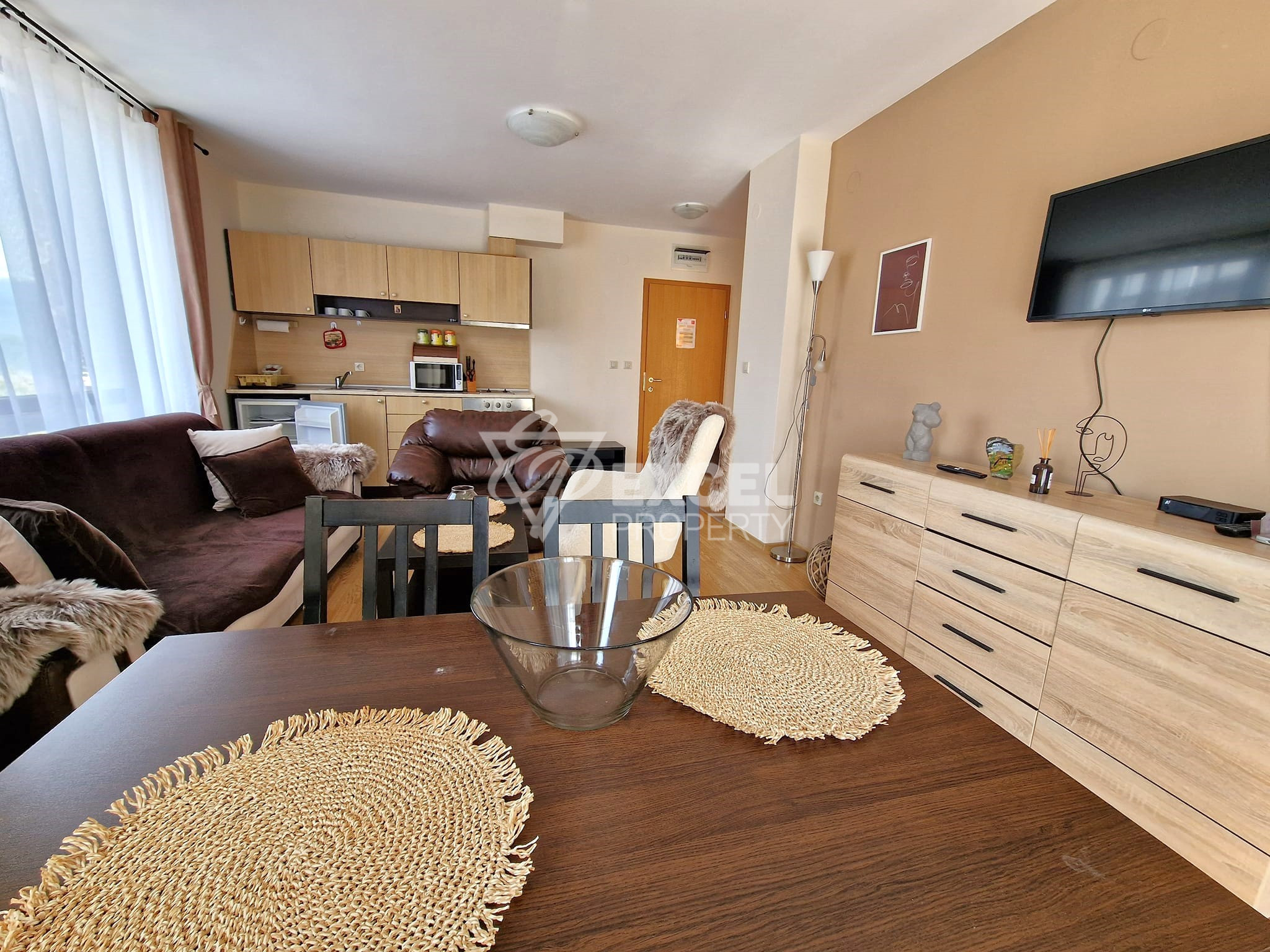 Двустаен апартамент с климатик за продажба в Aspen Resort, район Разлог! Изгодна цена!