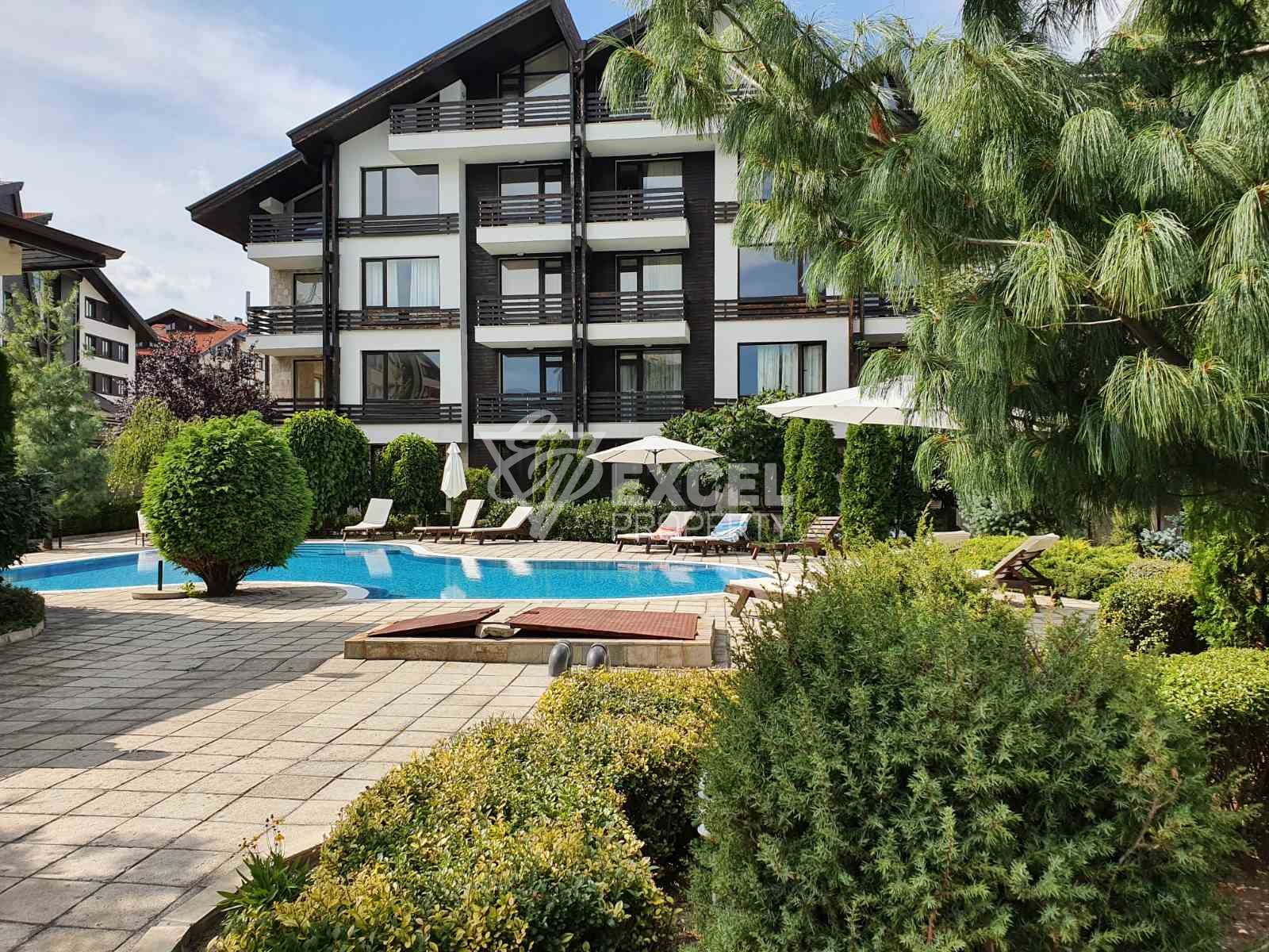 Просторно студио с ново обзавеждане за продажба в Аспен Суитс, до Пирин Голф