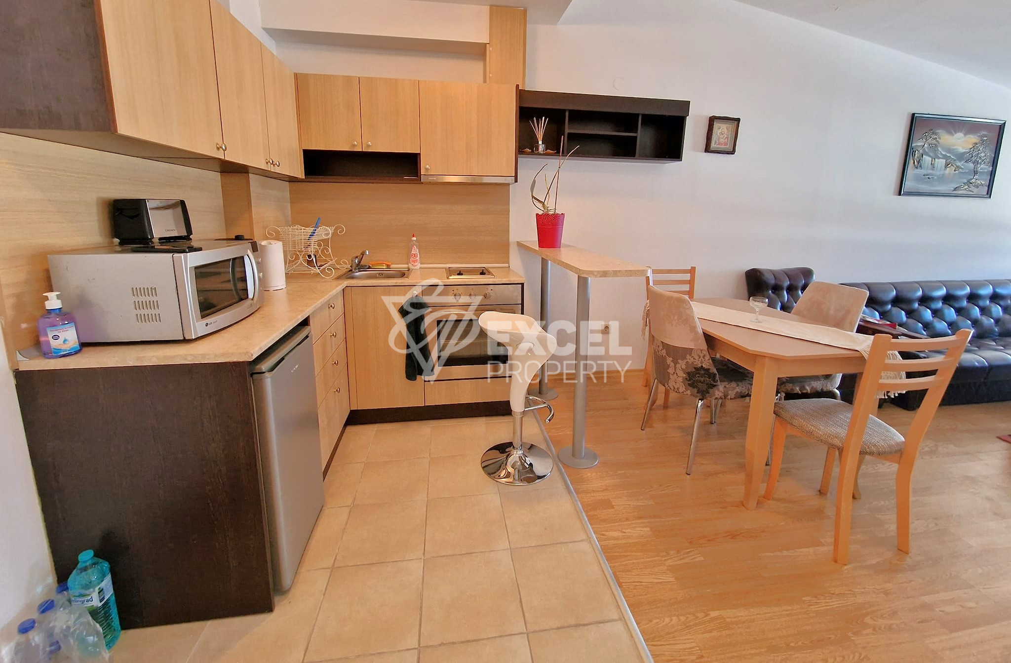 Южен двустаен апартамент с фронтална гледка към Пирин! Изгодна цена!