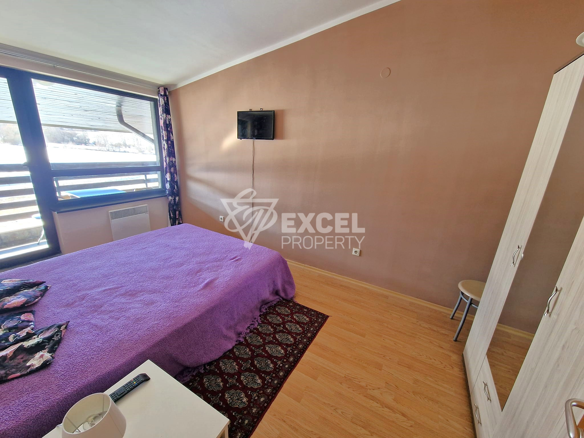 Южен двустаен апартамент с фронтална гледка към Пирин! Изгодна цена!