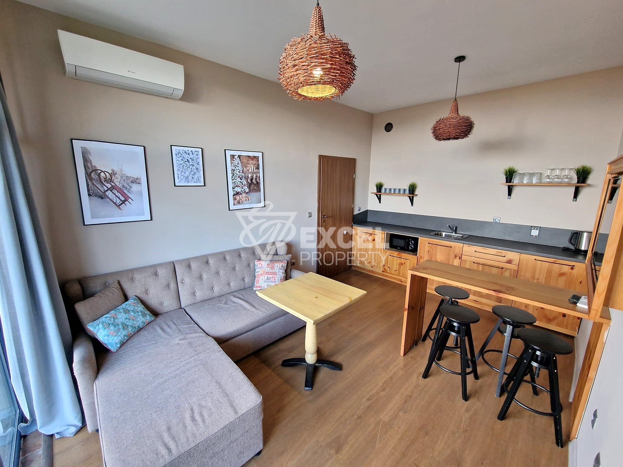 Маломерен тристаен апартамент за продажба до Пирин голф, Банско и Разлог