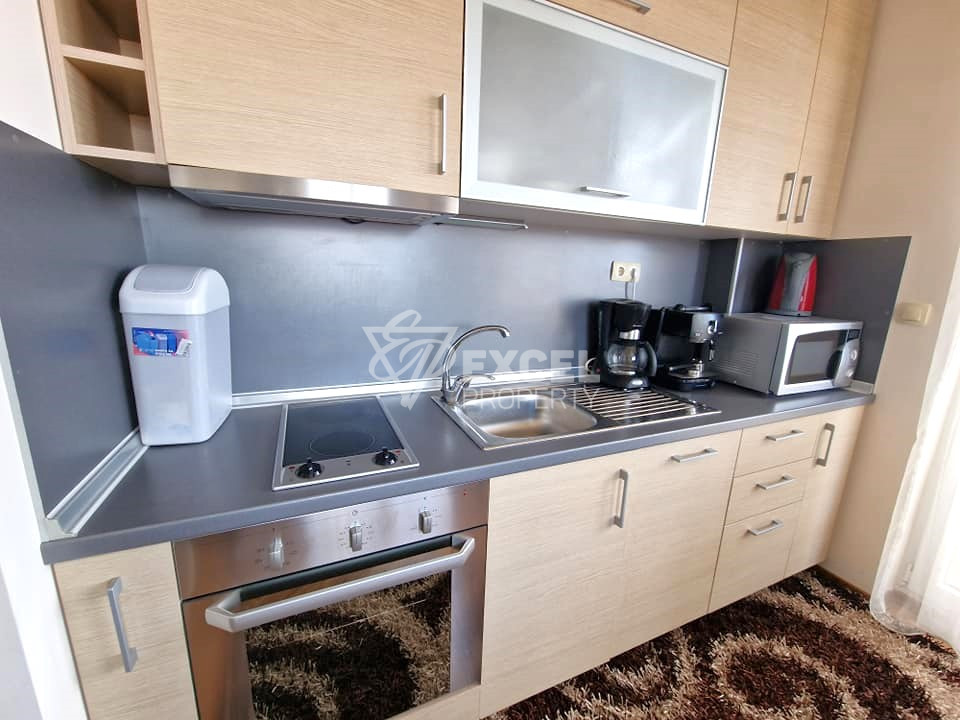 Двустаен апартамент с подземно паркомясто и ниска такса поддръжка за продажба в Банско