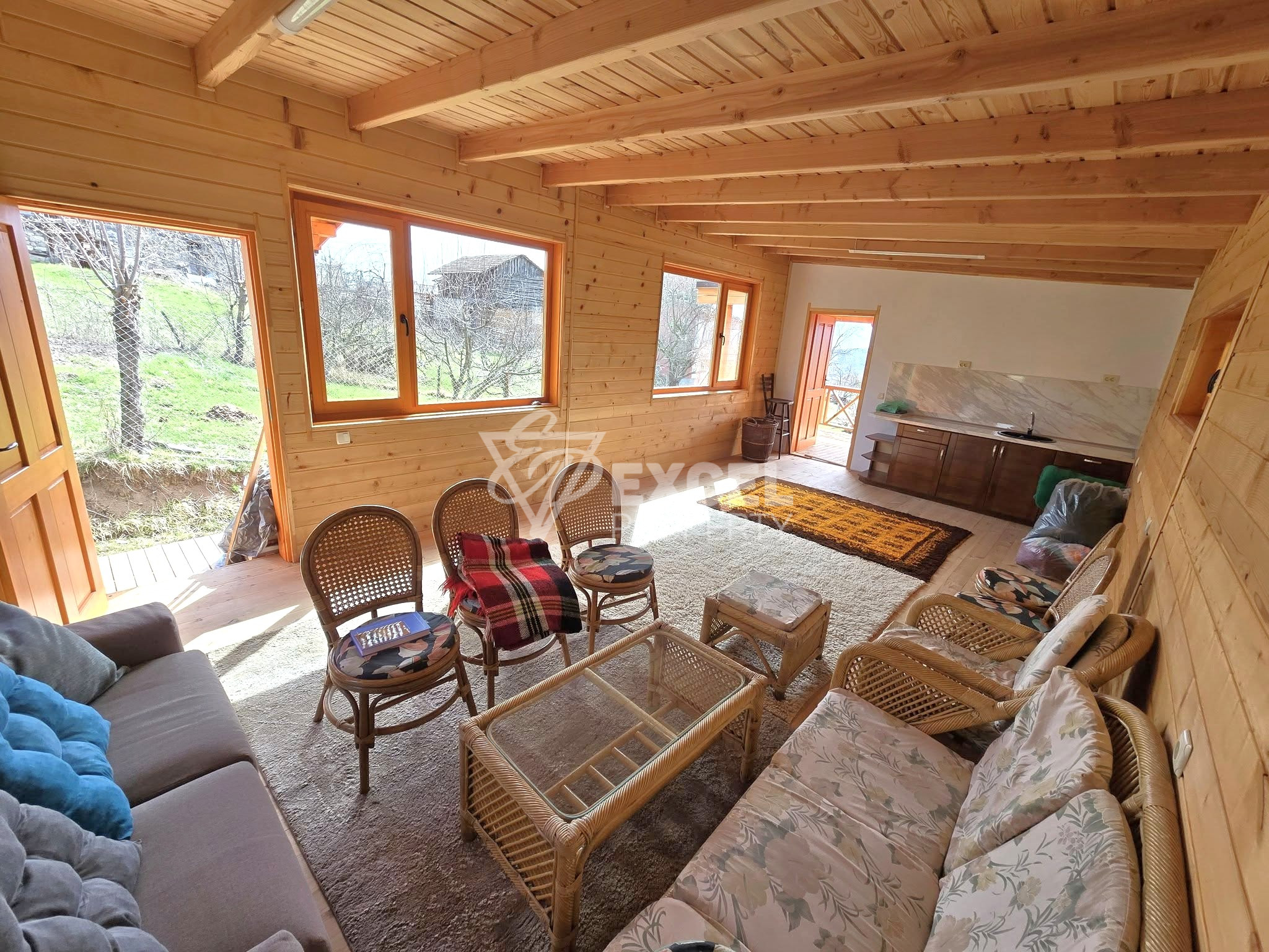 Нова, ЕКО къща за продажба в село Добърско на 20 км от Банско