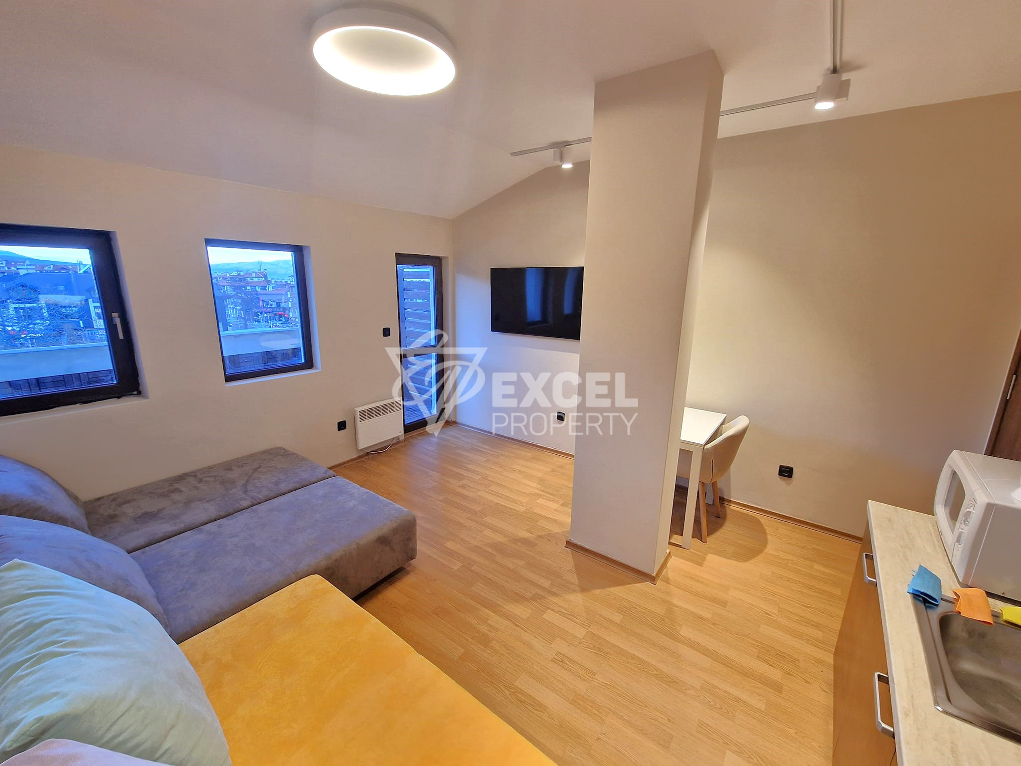 Студио с ново обзавеждане под наем на 50 метра от Ginger Bar & Dinner, Банско