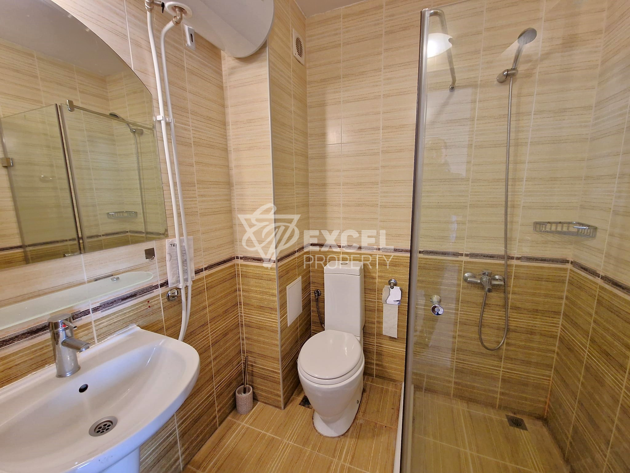 Изгодно студио с източна тераса в сграда с ниска такса поддръжка за продажба в Банско