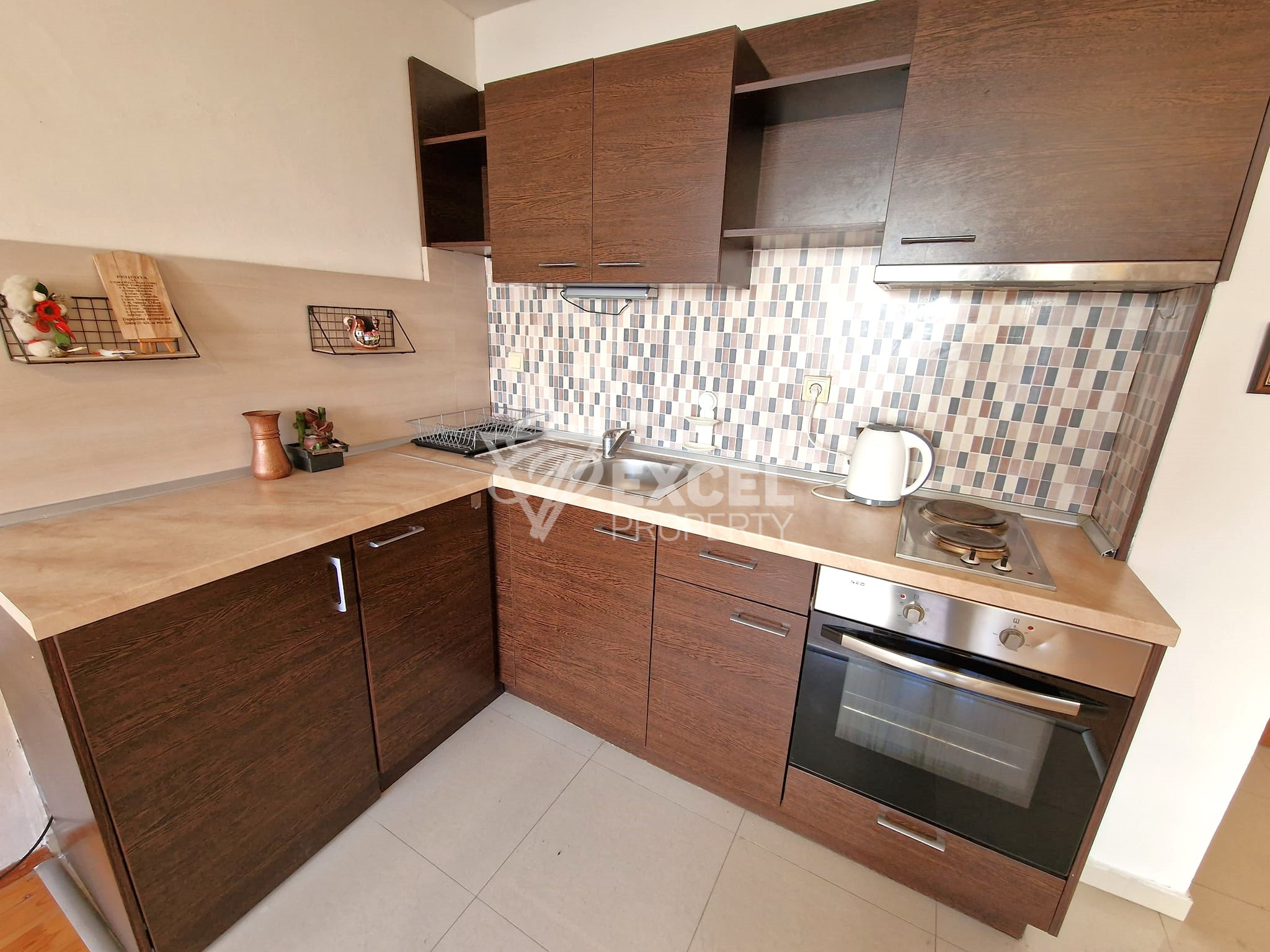 Изгодно студио с източна тераса в сграда с ниска такса поддръжка за продажба в Банско