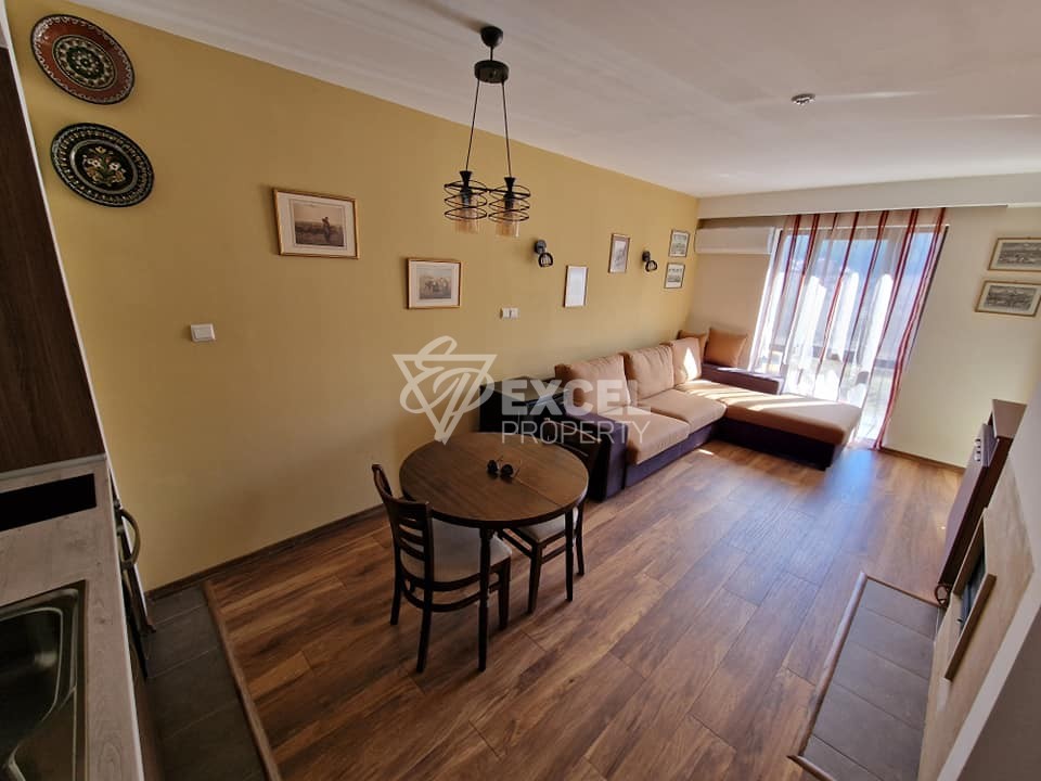 Двустаен апартамент с климатик и ниска такса поддръжка за продажба в Банско