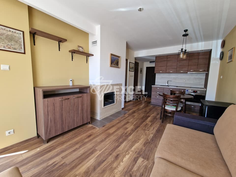 Двустаен апартамент с климатик и ниска такса поддръжка за продажба в Банско