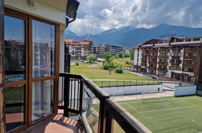 Двустаен апартамент с прекрасна планинска гледка в Банско до Хотел Belvedere, 200 метра от ски лифта