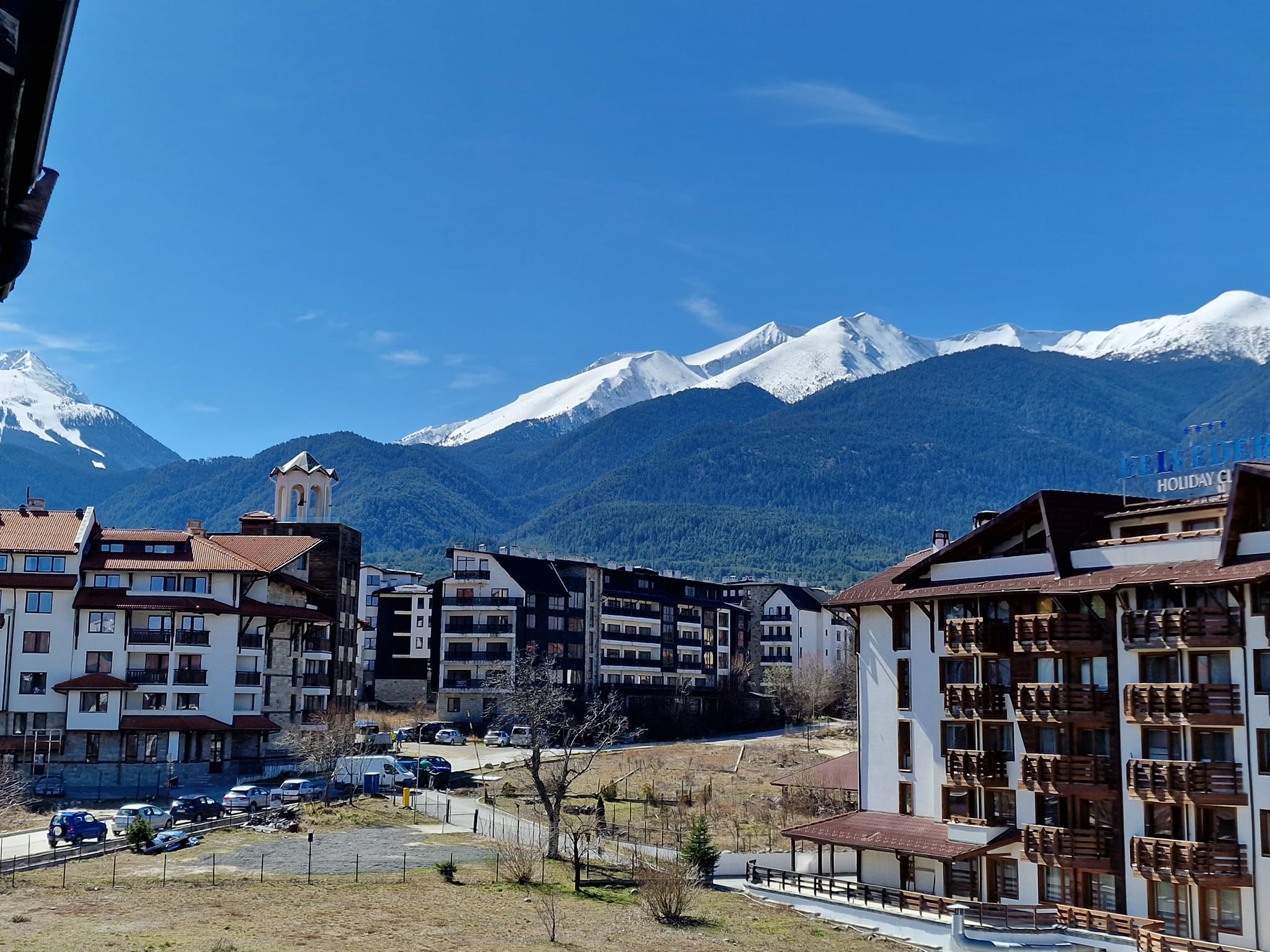 Двустаен апартамент в Банско до Хотел Belvedere, 200 метра от ски лифта
