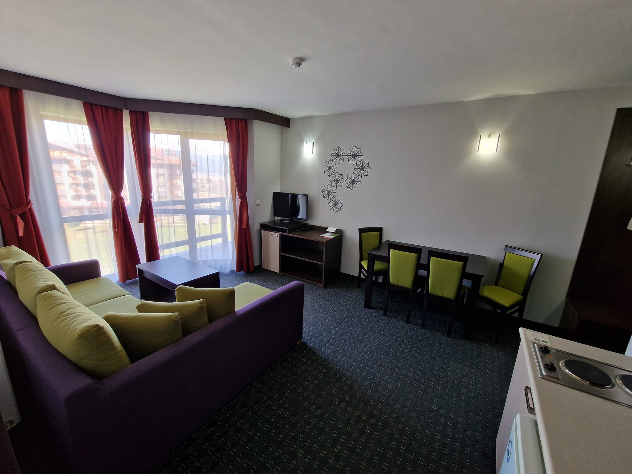 Двустаен апартамент в Банско до Хотел Belvedere, 200 метра от ски лифта