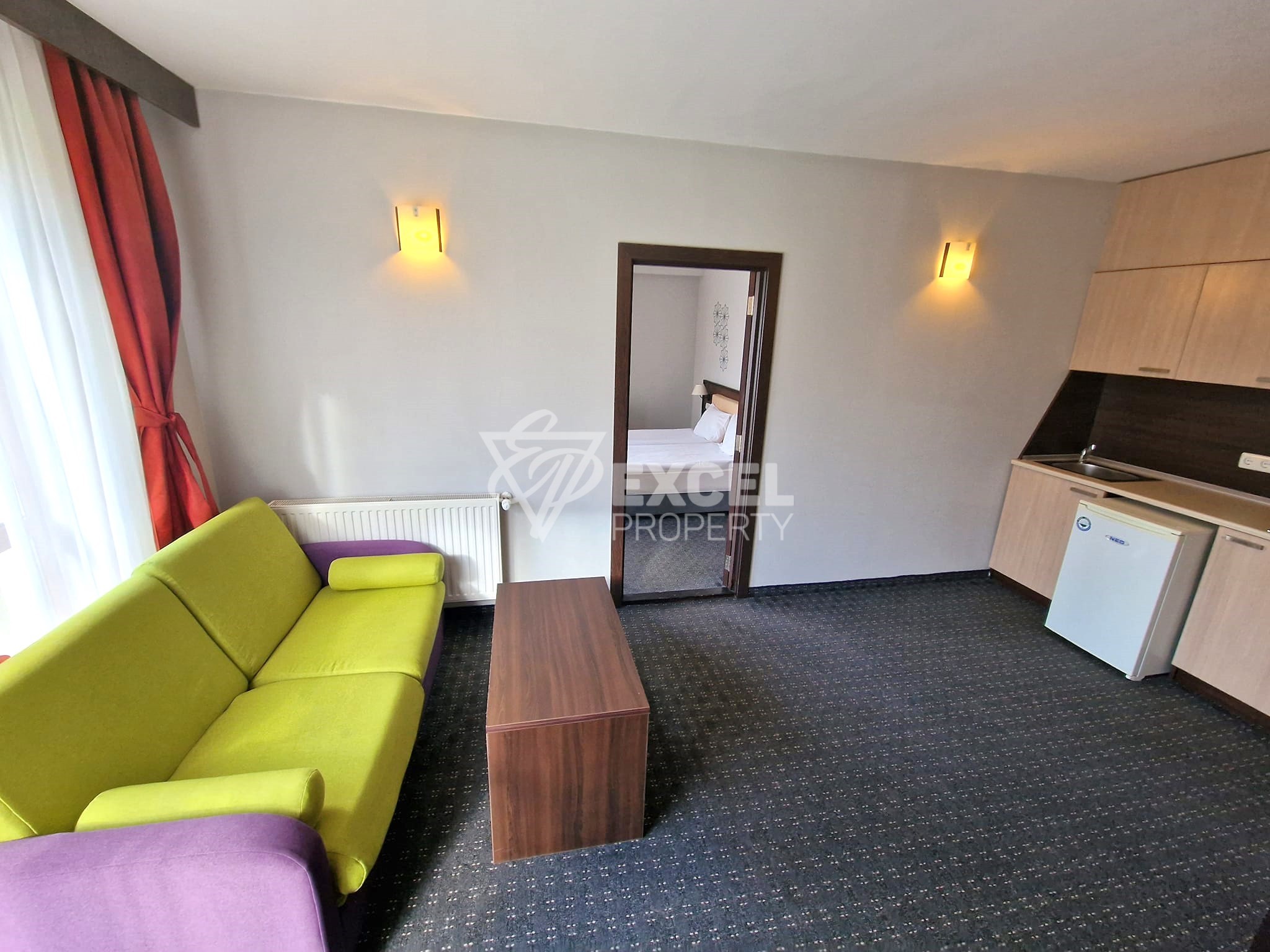 Двустаен апартамент на изгодна цена и красива планинска гледка за продажба в Банско