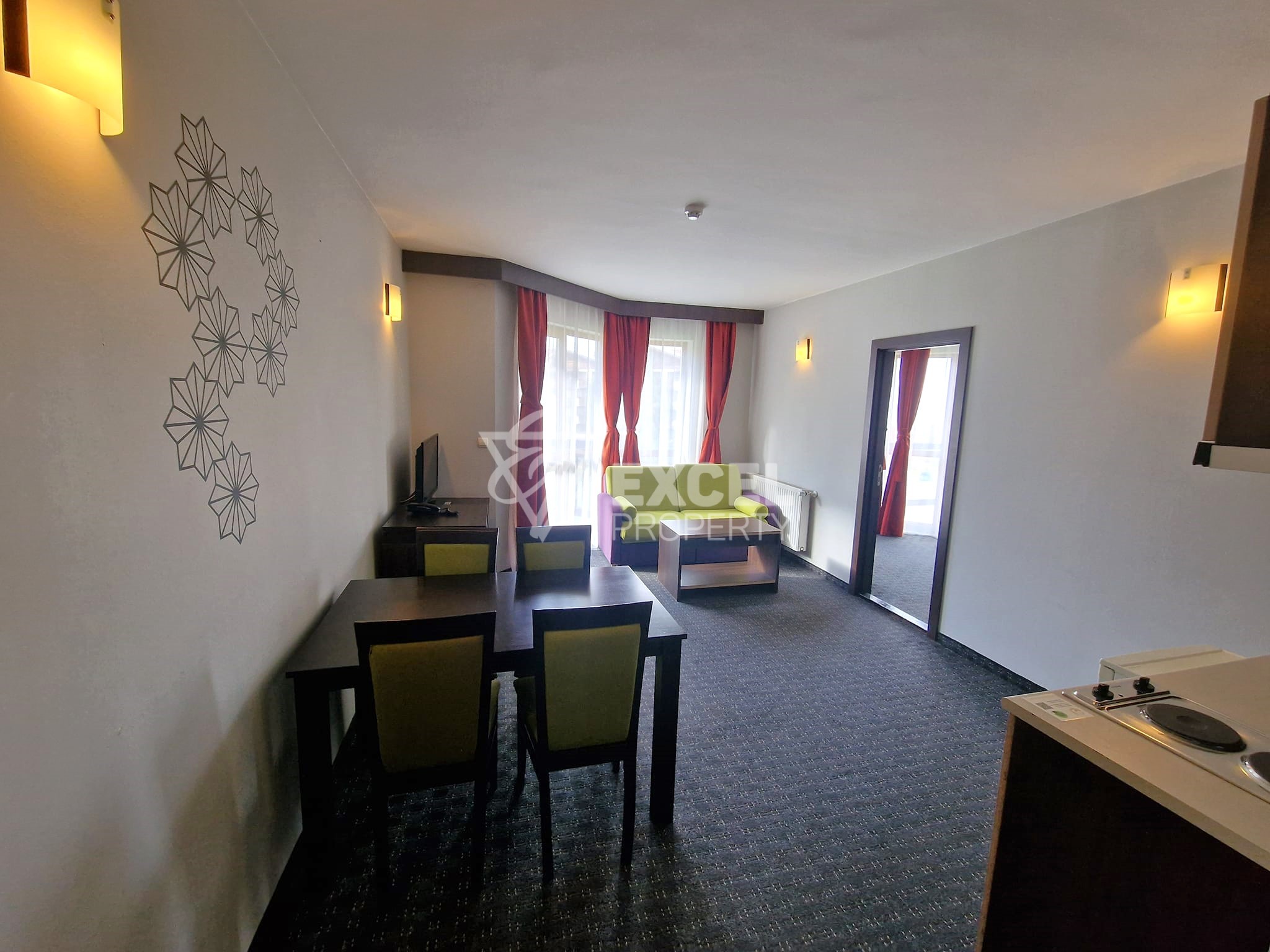 Двустаен апартамент на изгодна цена и красива планинска гледка за продажба в Банско