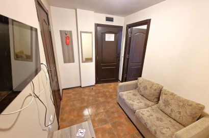 Маломерен двустаен апартамент с просторна тераса и фронтална гледка към Пирин за продажба в Банско