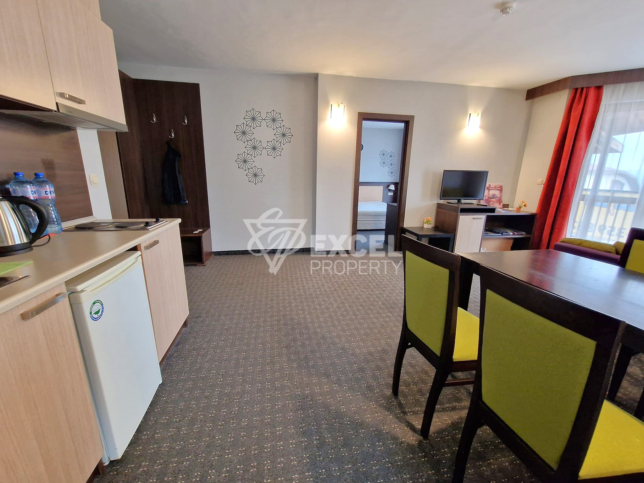 Тристаен апартамент на 200 метра от ски лифта за продажба в MPM Guinness hotel, Банско