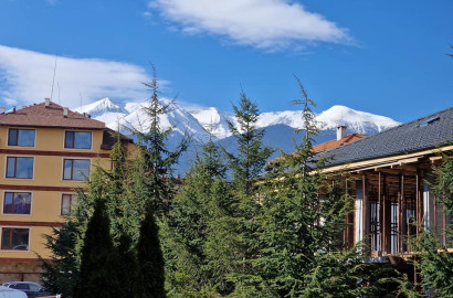 Обзаведено студио с тераса и гледка към Пирин планина за продажба в Orbilux, Банско