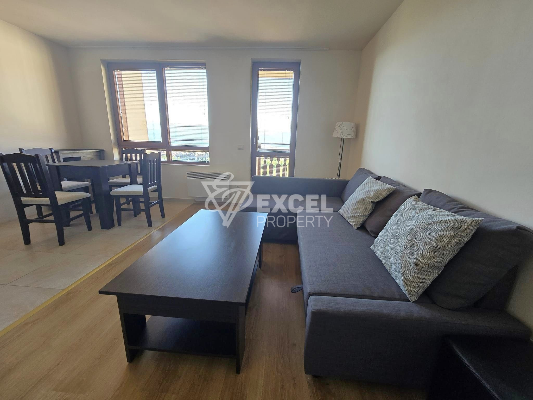 Обзаведен тристаен апартамент в комплекс с минерална вода за продажба в Банско